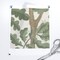 Oak Leaves Branches Trees Oak Tree Large Scale Blue Green Floral Nature Forest Faux Texture Distressed Landscape Scenic Mural Linen Faux Linen Custom Printed Fabric by Spoonflower Various Fabrics by the Yard or Fat Quarter